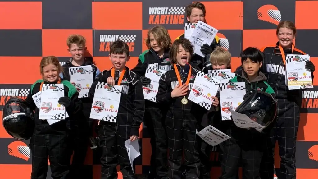 junior track days, isle of wight , kids fun, go karting
