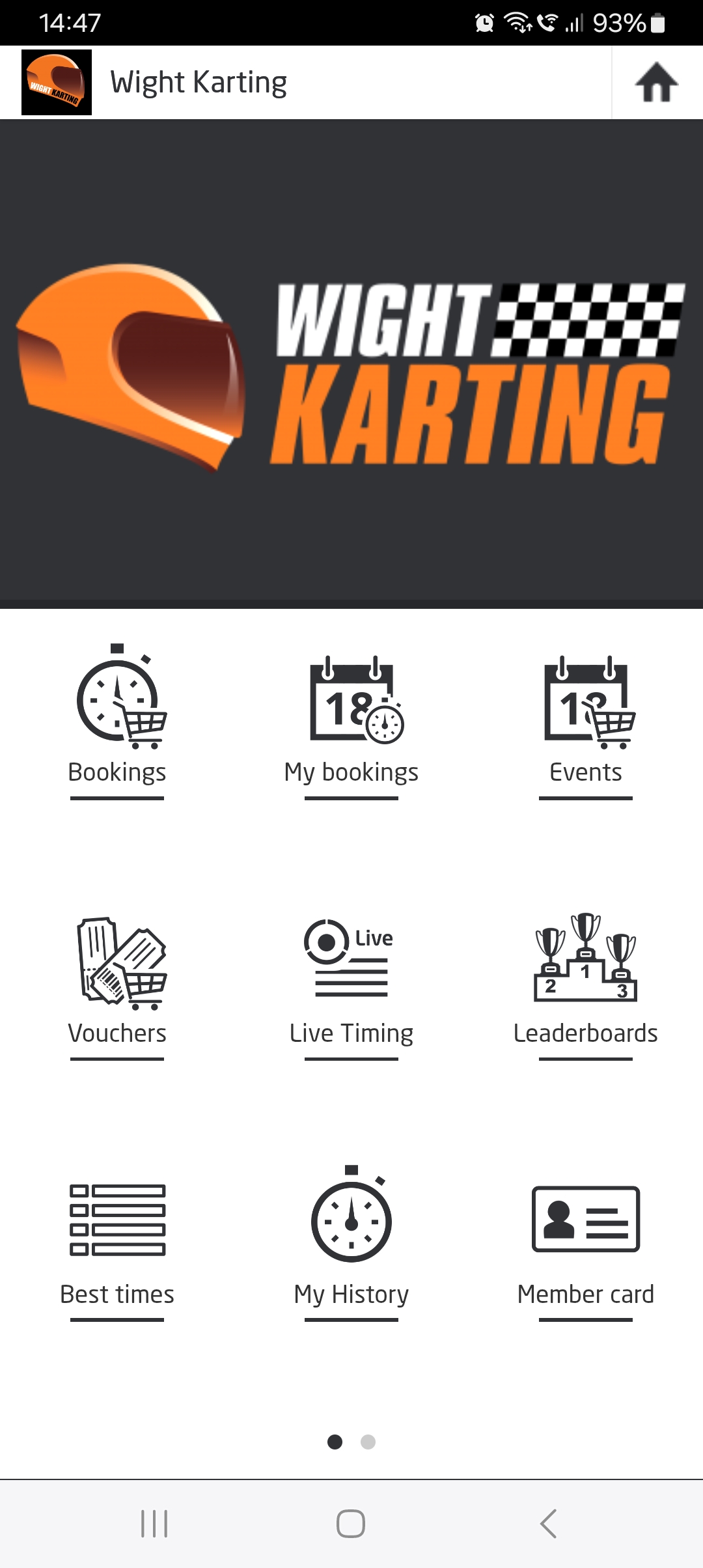 All Your Laptimes, Your Visits, Your Bookings In Our Wight Karting App